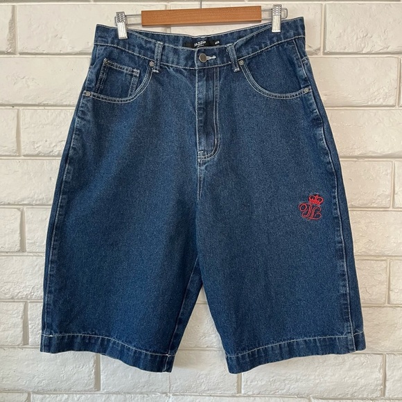 Jaded London Pants - Jaded London Jumbo Denim Jorts Y2K 2000’s